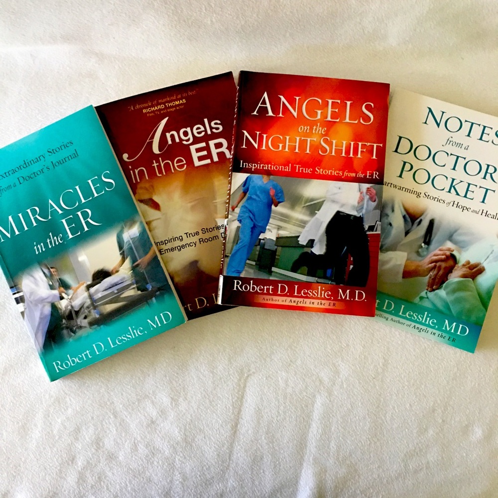 4-bundle ER True Stories by Dr Robert Leslie